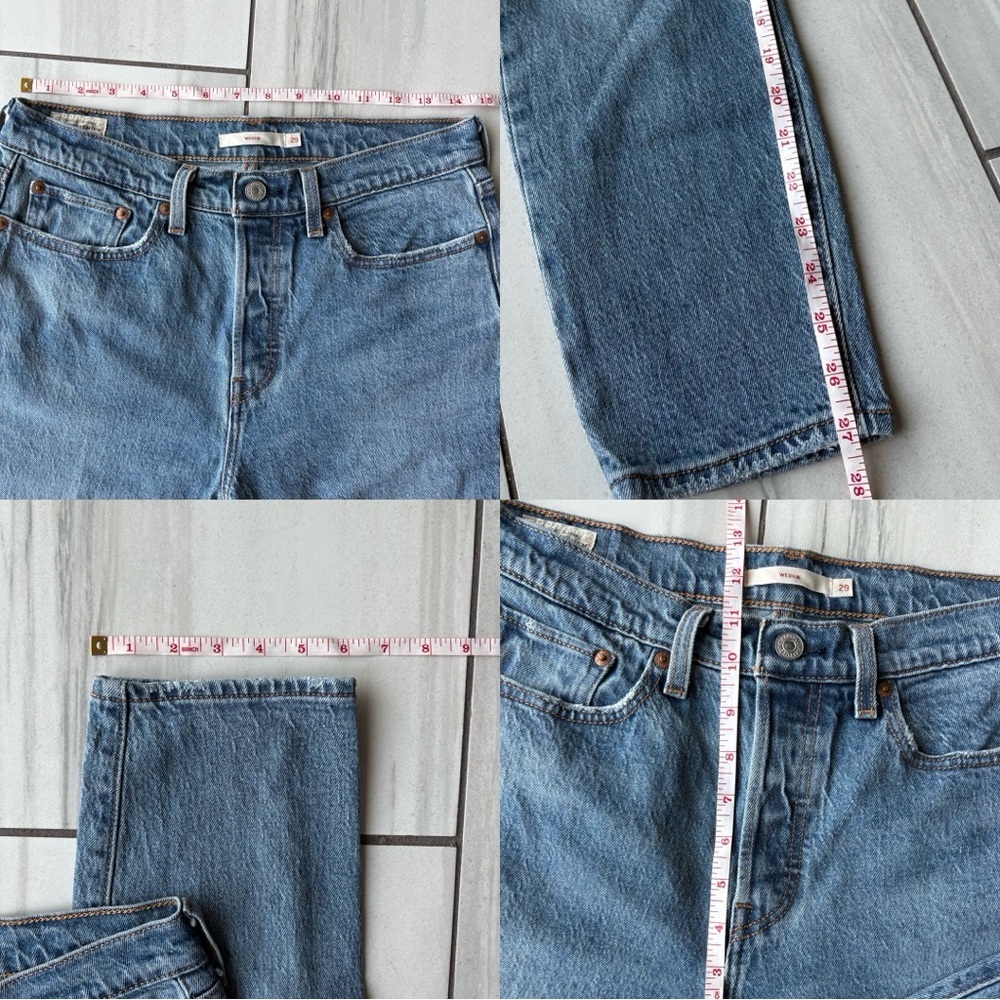 Levi's® Wedgie Icon Fit Jeans Classic Straight Leg | These Dreams Wash | Size 29 - Picture 14 of 16